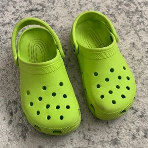 Lime Green Crocs